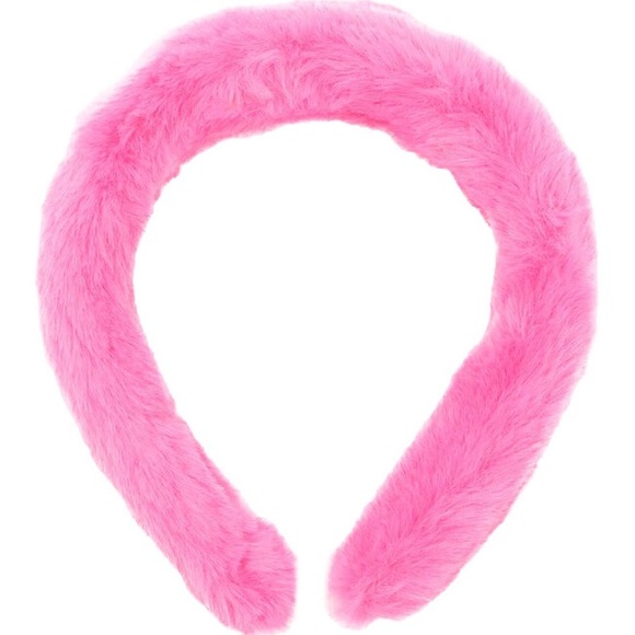 BNWOT! APPARIS, Teffi Faux Fur Headband in Bubble Pink 💖 - Picture 2 of 3